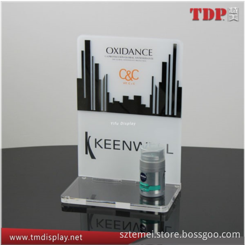 directly manufacture produce low price Acrylic make up display makeup Cosmetics Display counter acrylic cosmetic display stand